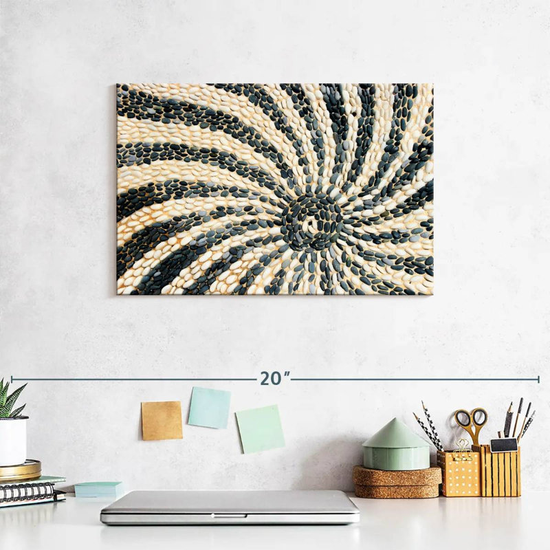 Mosaïque de galets Avery Sun, H 8 po x l 12 po