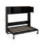 Grand lit escamotable avec armoires de rangement-827414155