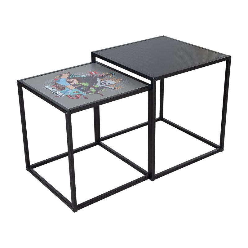 Minecraft side table, coffee table, set of 2