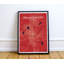 Oklahoma City Map - No Frame Print-433987691