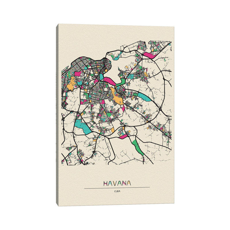 Havana, Cuba Map