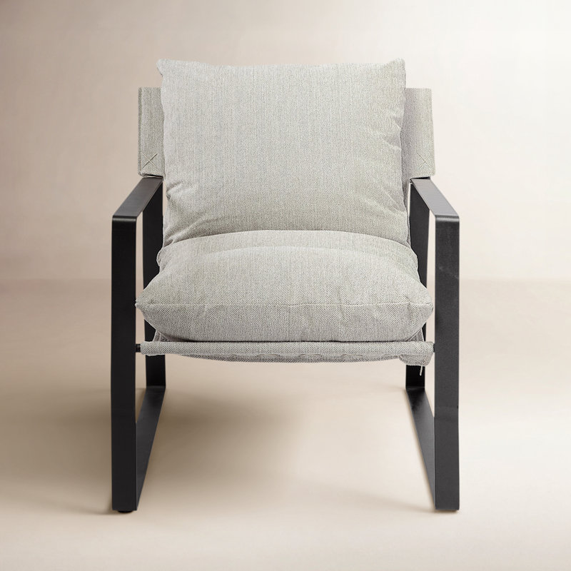 Fauteuil Winifred d'une largeur de 072 cm, Crème