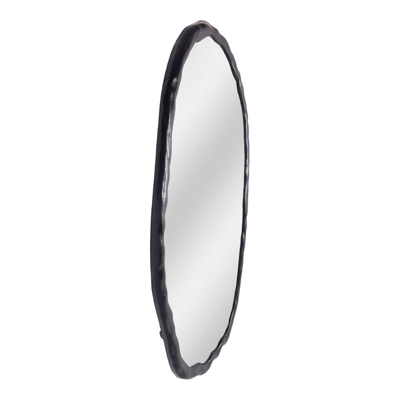 Miroir mural, ovale, contemporain
