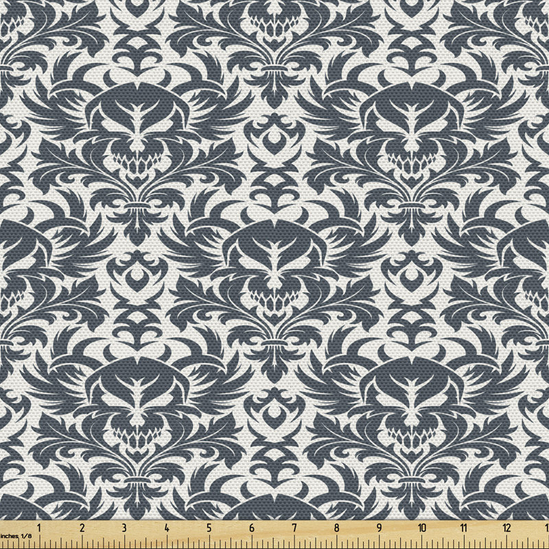 Paredes Skulls in Floral Fabric