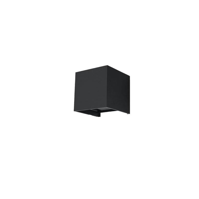 Armand Black 10cm H Integrated LED Outdoor Flush Mount