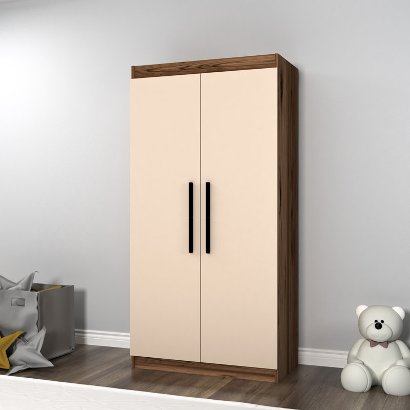 Armoire Ayreanna, Noyer clair beige
