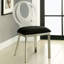 Chaise d'appoint Amorra en noir