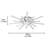 Amana 14 -Light Unique Design Dimmable White Light 31.49" LED Flush Mount Fixture