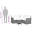Vidaxl Outdoor Sofa Set With Cushion With Shelf 2 Pcs Poly Rattan Modern Patio