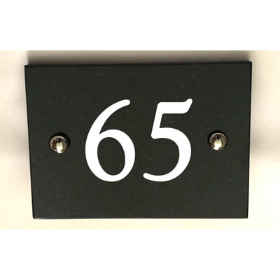 Brumby 10cm H Reflective Stone House Number