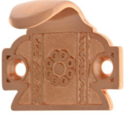 Solid Brass Ornamental Sunburst Sash Lift