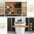 Natural Bathroom Cabinet For Over Toilet - Spacious Interior With Adjustable Shelf And Open Storage Space Organizer Slatted Doors Shelves
