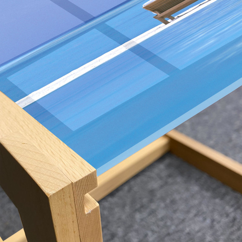Jahvier Sled Coffee Table, 90cm H x 62cm W x 40cm D