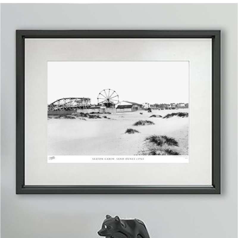 Seaton Carew, Sand Dunes C1965 - Single Picture Frame Print, 40cm H x 50cm W x 2.3cm D