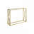 Accent Table, Console, Entryway, Narrow, Sofa, Living Room, Bedroom, Metal, Clear-32703514