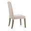 Chaise de salle à manger Elegant Ivory P 22,5 po x l 18,5 po x H 41,5 po avec garniture cloutée-861228113-861228112