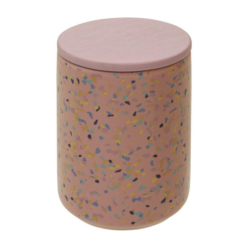Stoneware Jar, 16" H x 11" W x 11" D