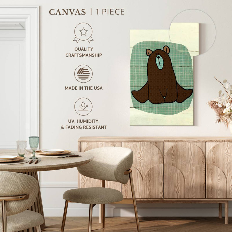 Brampt Woodland Creatures Bear, 39" H x 26" W