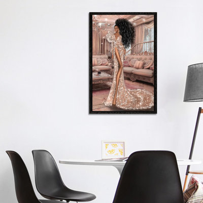 Sparkle Dress 1 Piece Painting on Canvas