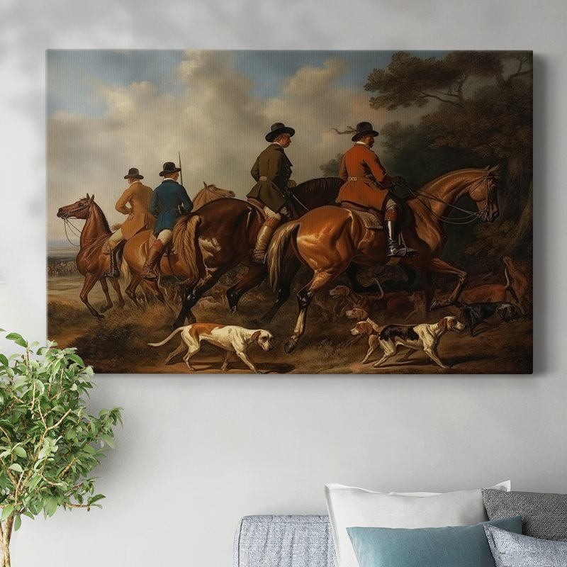 Animaux, paysage, série CDVI, H 24 po x l 36 po