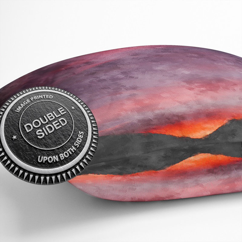 Setting Sun Cushion with Filling, 55cm H x 55cm W x 20cm D