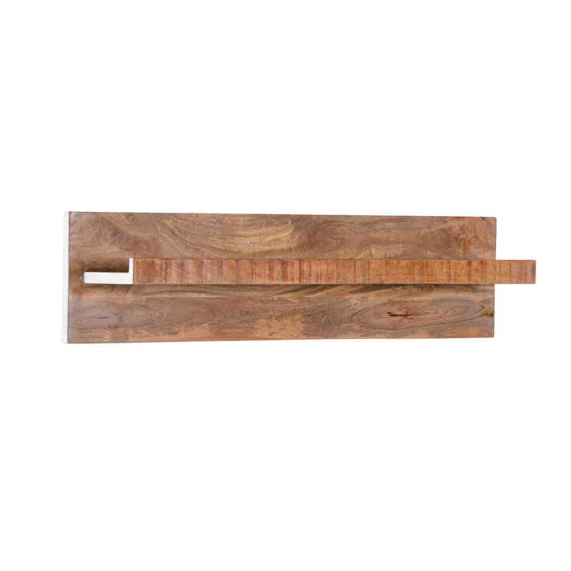 Strahan Mango Solid Wood Floating Shelf