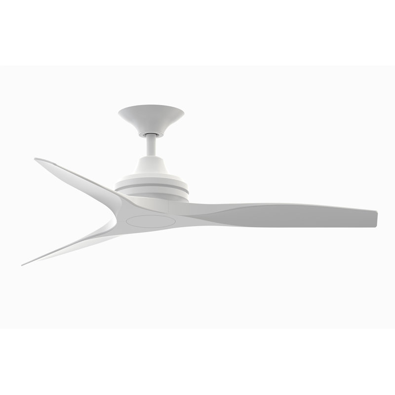 Spitfire 48 inch Indoor/Outdoor Ceiling Fan - Matte White with Matte White blades, Matte White, White