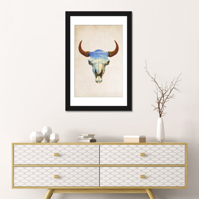 « big sky portrait », impression sur toile