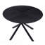 Table basse ronde, table de bout, courte table de loisirs, pieds en croix, base en métal, facile à assembler-1323841732-1323841733