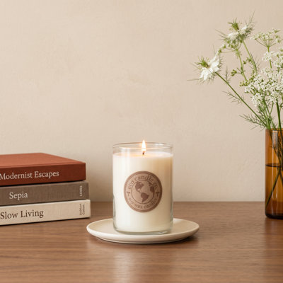 White Tea and Ginger Scented Jar Candle