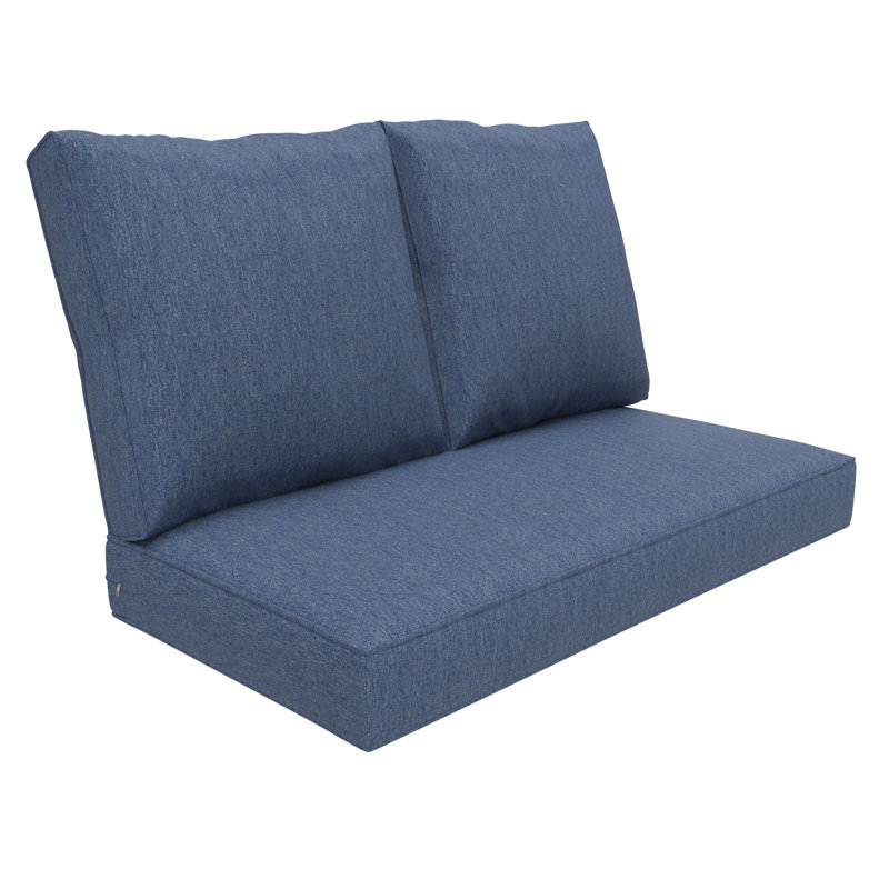 Coussin de causeuse d'extérieur, coussin de remplacement de siège / dossier profond 5 pouces, Marine