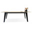 Rectangular marble dining table