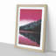 The Pink Forest Angles in Abstract - Picture Frame Graphic Art Print-55763407-55763408