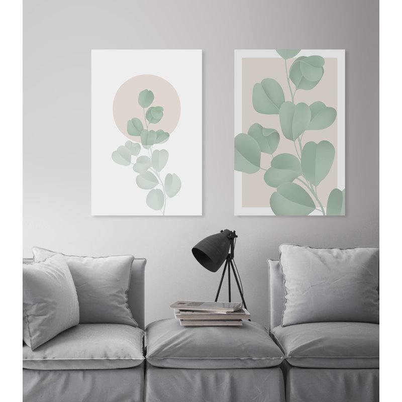 Leaves - Single Picture Frame Painting on Canvas, 90 cm H x 60 cm W