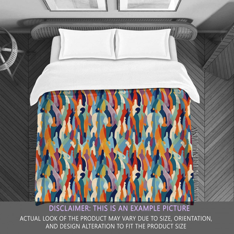 Machine Printed Comforter, Queen Comforter
