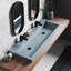 Trough Concrete Handmade Rectangular Drop-in Bathroom Sink-14237231-37742373
