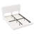White  Boucle Floating Bed With Light,Queen-1592260401