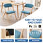 Chaise rembourrée empilable rembourrée et rembourrée-106402243