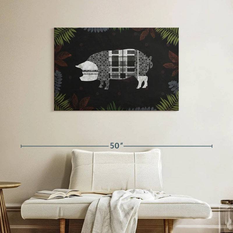 Brampt Modern Farm Pig, 26" H x 39" W