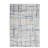 Ivory And Blue Irregular Grids Area Rug-1551584178