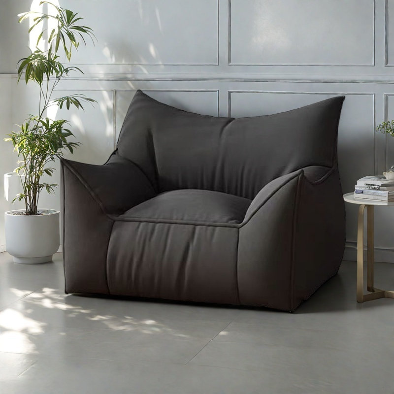 Canapé à billes rétro, Polyester noir