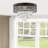Leverette 15.2" 4-Light Crystal Flush Mount Chandelier-360292418