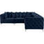Canapé modulaire réversible en velours 108 po-82749512