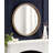 Round Ornate Bathroom Mirror-568545722