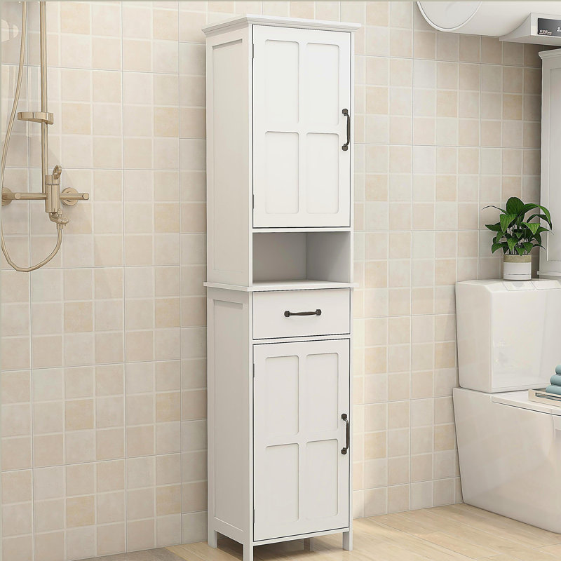 Armoire de rangement double pour salle de bain