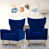 Velours bleu marine est en rupture de stock