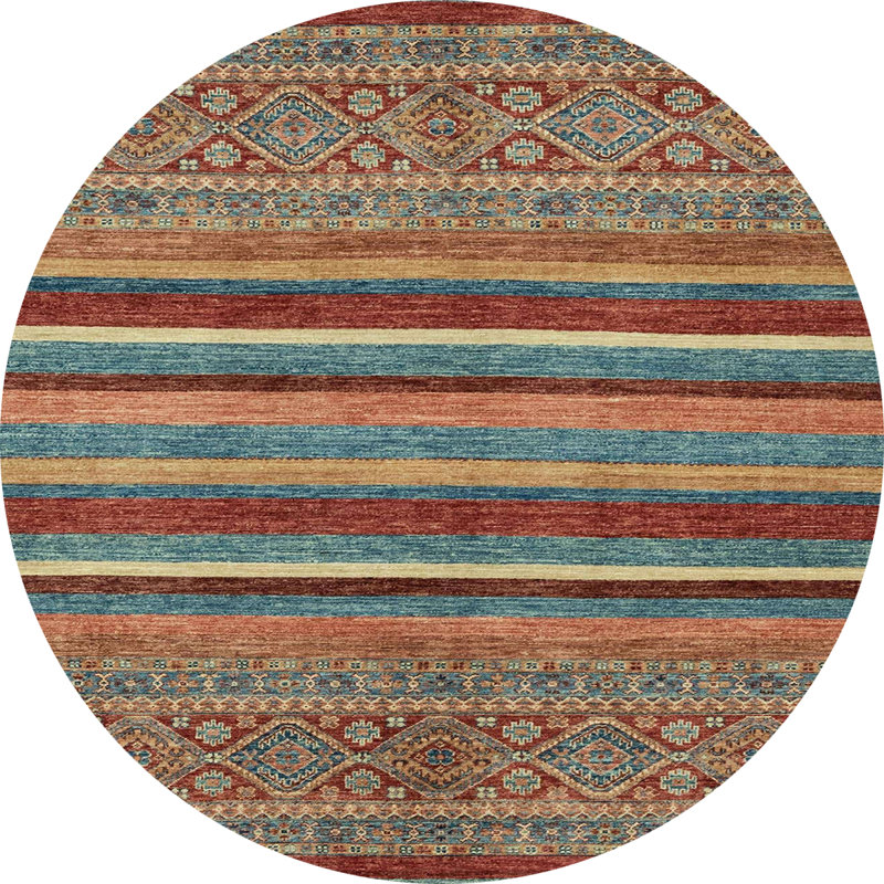 Tapis abstrait moderne 2387, Rond 8 pi