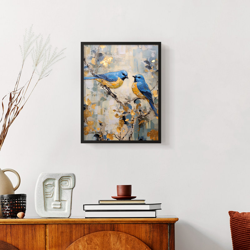 ANIMALS Series DXXIV  -Premium Framed Print -Ready to Hang - No Nails Required, Black, 11" H x 9" W
