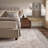 Soft Vintage Floral Non-Slip Washable Area Rug For Living Room, Bedroom Cream Beige-690819409-693290164