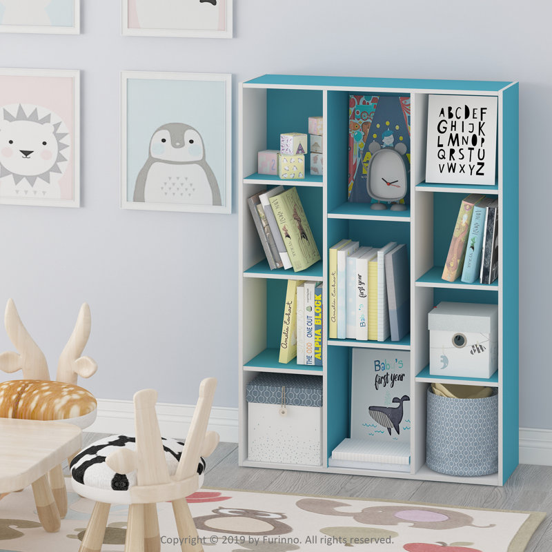 Bibliothèque standard Placentia, Blanc / Bleu clair